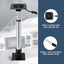 Seamanship Boat Seat Pedestal 55 - 75cm Adjustable Gas Lift 360 Degrees Swivel