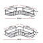 Cefito 2 Packs Bathroom Shelf Corner Storage Rack