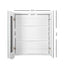 Cefito Bathroom Vanity Mirror with Storage Cabinet - White