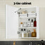 Bathroom Mirror Cabinet LED 500x720mm Medicine Wall Storage