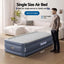 Bestway Single Air Mattress with Built-in Pump Tritech Inflatable Bed 51cm