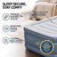 Bestway Single Air Mattress with Built-in Pump Tritech Inflatable Bed 51cm