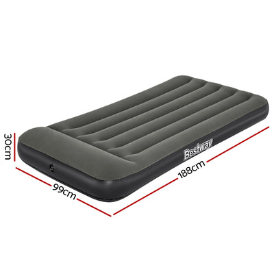 Bestway Air Mattress Single Inflatable Bed 30cm Airbed Grey