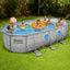 Bestway Swimming Pool 549x274x122cm Steel Frame Above Ground Pools Filter Pump Ladder 13430L