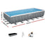 Bestway Swimming Pool 732x366x132cm Steel Frame Above Ground Pools Ladder 30045L