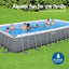 Bestway Swimming Pool 732x366x132cm Steel Frame Above Ground Pools Ladder 30045L