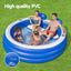 Bestway Kids Inflatable Pool Above Ground Pools Bench Seat Cup Holder 231x219cm