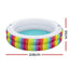 Bestway Kids Inflatable Round Pool Above Ground Cup Holder Rainbow 206x206x51cm