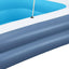 Bestway Kids Inflatable Pool Above Ground Splash Pool with Sunshade 254x178cm