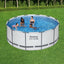 Bestway 366cm Swimming Pool Above Ground Pools Round Filter Pump Cover Ladder
