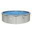 Bestway Swimming Pool Steel Frame Round Pool Set 457cm w/ Filter Ladder 17430L