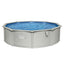 Bestway Swimming Pool Steel Frame Round Pool Set 457cm w/ Filter Ladder 17430L