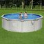 Bestway Swimming Pool Steel Frame Round Pool Set 457cm w/ Filter Ladder 17430L