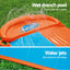 Bestway Inflatable Water Slip Slide Double Kids Splash Toy Outdoor Play 4.88M