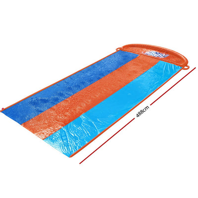 Bestway Water Slip And Slide Kids Inflatable Splash Toy Outdoor Triple 4.88M