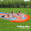 Bestway Water Slip And Slide Kids Inflatable Splash Toy Outdoor Triple 4.88M