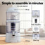 Devanti Benchtop Water Filter 14L Gravity Multi-Stage BPA-Free Home Camping