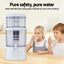 Devanti Benchtop Water Filter 16L Gravity Multi-Stage BPA-Free Home Camping