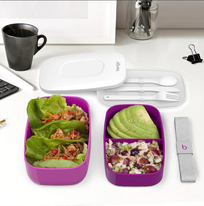 Bentgo All-In-One Lunch Box Container Storage Purple