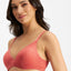 Berlei Barely There T-Shirt Print Underwire Bra Dusty Red Yy4j