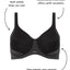 Berlei Electrify Mesh Underwire Non-Contour Sports Bra Black
