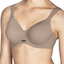 Berlei High Performance Underwire Non Padded Sports Black White Dark Mocha Bra