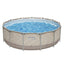 Bestway Swimming Pools 396cm x 107cm Steel Above Ground Canopy Backyard Pool Set White