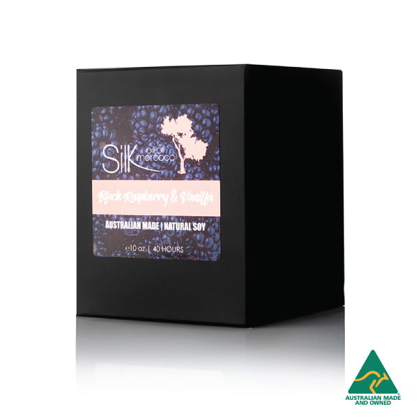 Black Raspberry & Vanilla Natural Soy Candle