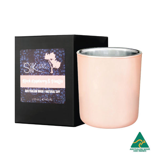Black Raspberry & Vanilla Natural Soy Candle