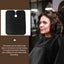 Black Unisex Hairdressing Gown Hair Cutting Cape Barber Salon Chic Equipment