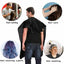 Black Unisex Hairdressing Gown Hair Cutting Cape Barber Salon Chic Equipment