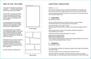 Blank Comic Book: Draw Your Own Manga! Sketchbook Journal Notebook (With 21 Different Templates and Flexible "Trace & Paste" Speech Balloons)