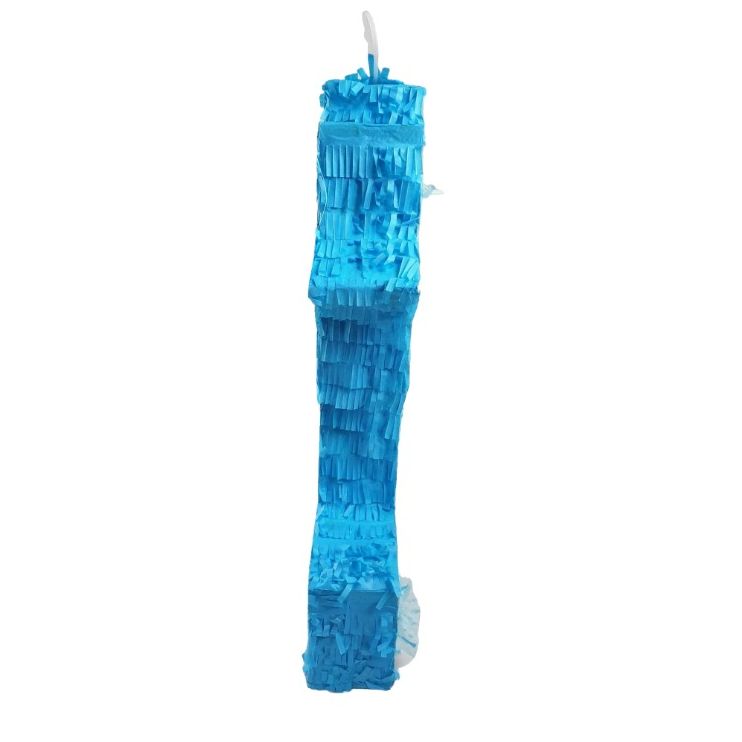 Blue 1st Birthday Pink Kids Boys Party Pinata With Stars