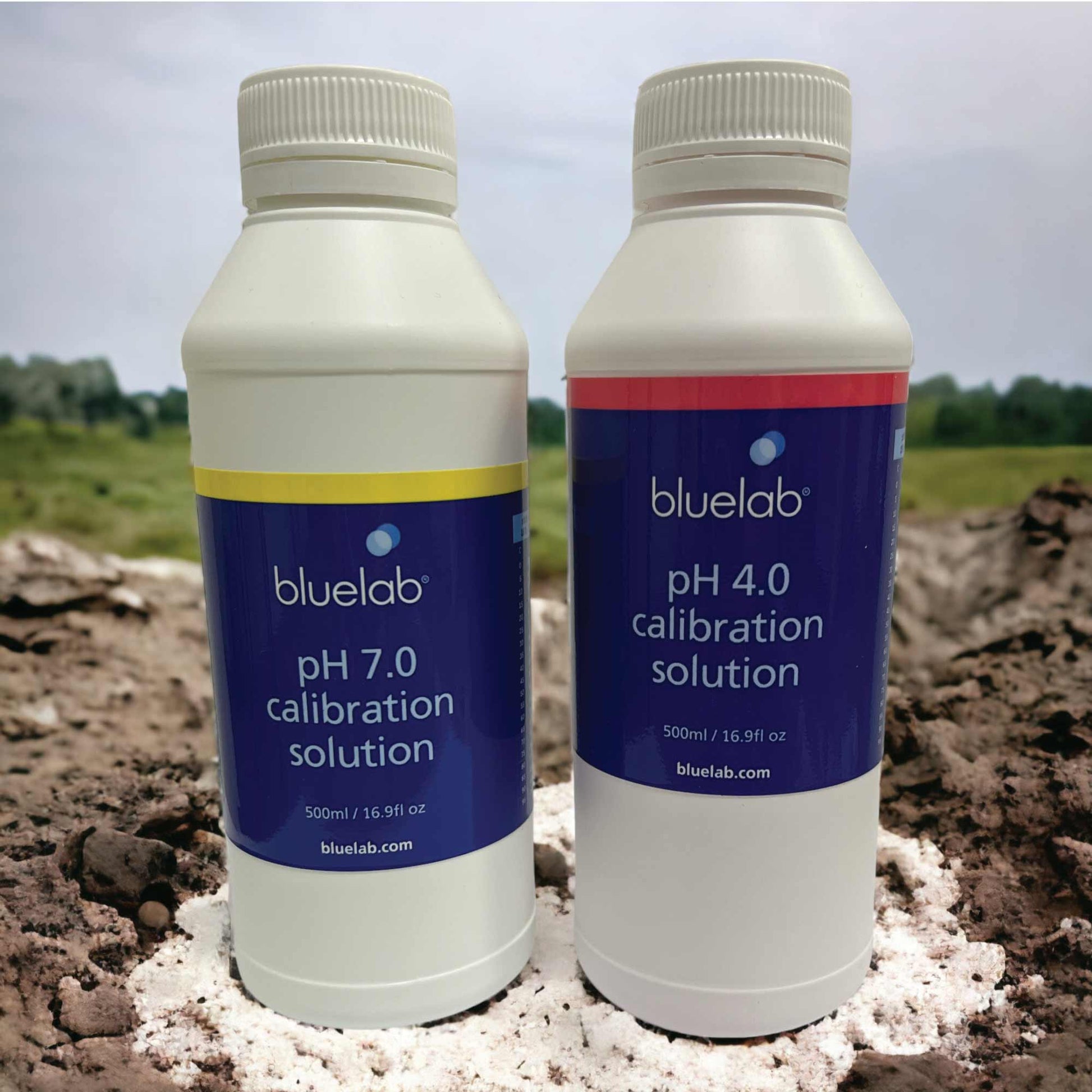 Bluelab pH4.0 pH7.0 Calibration Solution - 2 x500ml Hydroponic Soil Tester Bundle