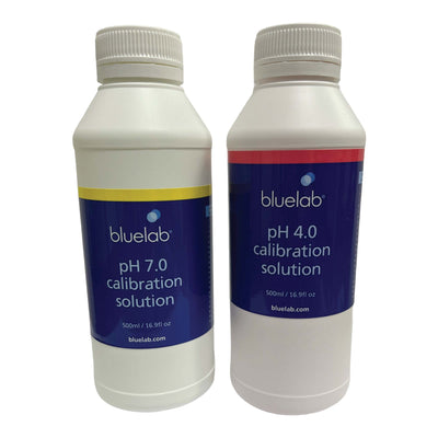 Bluelab pH4.0 pH7.0 Calibration Solution - 2 x500ml Hydroponic Soil Tester Bundle