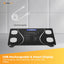 Bluetooth Smart Body Fat Scale Black - Digital BMI Weight USB Recharge with App