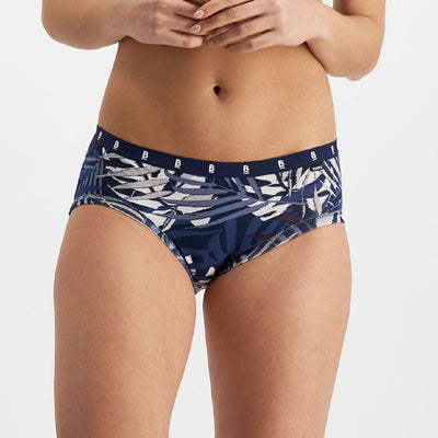 Bonds 10 Pairs Comfy Midi Briefs Womens Underwear Navy / Lilac 30K
