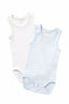 Bonds Baby Boy Girl Cotton 2 Pack Singletsuit Jumpsuit White Pink Blue Grey