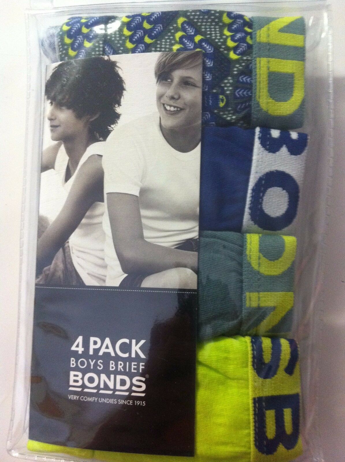 Bonds Bulk 8 Pairs Boys Underwear Kids Black Briefs Undies 2 3 4 6 8 10 12 14 16