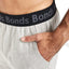 Bonds Mens Essentials Short Cotton Pockets Shorts Shadow Marle