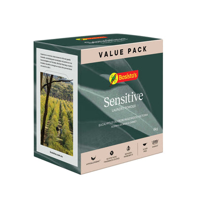 Bosisto's 6Kg Senstive Laundry Powder Refill - Eco Eucalyptus Washing Detergent