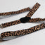 Boys Adjustable Natural Leopard Patterned Suspenders
