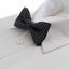 Boys Black Bow Tie With White Polka Dots