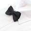Boys Black Polka Dot Pattern Bow Tie