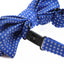 Boys Blue Bow Tie With White Polka Dots