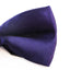 Boys Dark Purple Plain Bow Tie