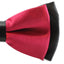 Boys Dark Red Two Tone Layer Bow Tie