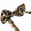 Boys Gold Leopard Patterned Bow Tie