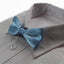 Boys Light Blue Plain Bow Tie