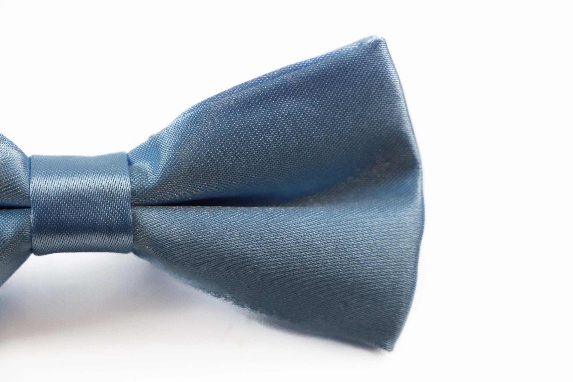 Boys Light Blue Plain Bow Tie